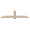 Ekena Millwork Eugene Smooth Timber Gable Bracket, Douglas Fir, 72"W x 18"H x 1 1/2"D x 5 1/2"F, 6/12 Pitch GBW072X18X0206EUG00SDF - alternate 1